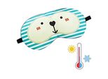 Maschera Per Gli Occhi Per Dormire - Maschera Per Gli Occhi In Gel Rinfrescante E Riscaldante Per Un Sonno Di Qualità Con Motivo A Orso
