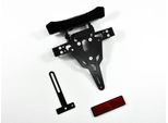 Porta Targa Zieger Pro Compatibile Con Kawasaki Versys 650 Bj 2006-09 Francia
