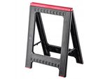 Cavalletto Per Officina Kadax, Cavalletto Pieghevole In Plastica 58X41,5X77Cm, Cavalletto Da Ponteggio Con Scala