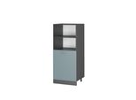 Vicco Mobile Per Forno Da Incasso R-Line, 60 Cm, Grigio-Blu/Antracite