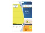 Herma Etiketten A4 Neon-Gelb 99,1X67,7 Mm Papier 160 St.