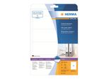 Herma 5123 5123 Etichette Per Cartelle A4 Bianco 192X59 Mm Carta Opaca 100 Pz.