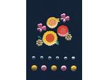 Adesivi Herma Colorati Fiori Glitterati Glam Rocks Scintillanti Autoadesivi 9X16 Cm