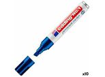 10 Edding No. 1 Permanentmarker Blau 1,0 - 5,0 Mm