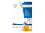 Etichette A4 Bianche 40X40 Mm Quadrate Carta Mobile-Rimovibile Opaca 600 Pz.