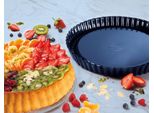 Teglia Per Torte Alla Frutta Dr. Oetker Ø 28 Cm BACK-LIEBE Emaille, Teglia Con Guarnizione Smaltata Resistente Ai Tagli E Ai Graffi, Teglia Per Torte Alla Frutta Gustose (Colore: Blu)