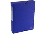 Scatola D'archivio Exabox Dorso 60 Mm Con Etichetta In Cartone Manila Scotten Nature Future, Din A4 Colori Assortiti