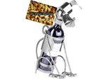 Brubaker Portabottiglie Vino Cane Portabottiglie Oggetto Decorativo In Metallo Con Biglietto D'auguri Per Regalo Vino