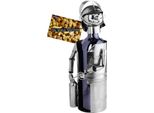 Brubaker Portabottiglie Vino Portabottiglie Pompiere Oggetto Decorativo In Metallo Con Biglietto D'auguri Per Regalo Vino