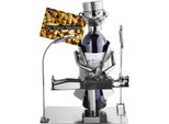 Chirurgo Portabottiglie Brubaker - Scultura In Metallo Con Carta Regalo Inclusa