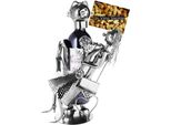 Portabottiglie Brubaker Amanti Scultura In Metallo Con Carta Regalo