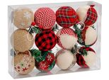 Brubaker 12 Pz. Set Di Decorazioni Natalizie In Iuta - Decorazioni Naturali Per L'albero Di Natale