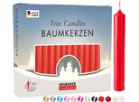 Brubaker Candele Per Albero Di Cera - Candele Natalizie Per Piramidi E Archi Di Candele - Candele Piramidali Per Albero Di Natale, 100 Pezzi, Rosso