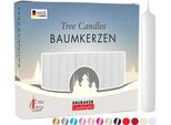 Brubaker Candele Per Albero Di Cera - Candele Natalizie Per Piramidi E Archi Di Candele - Candele Piramidali Per Albero Di Natale, 100 Pezzi, Bianco