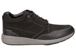 Clarks Un Coast Dry Stivali In Pelle Da Uomo Nero 39,5