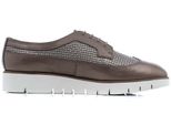 Geox Stivali Traspiranti Da Donna In Pelle Marrone Blenda 38