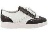 Stivali Donna Geox D Thymar A In Pelle Bianca/Nera 37