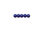 30 Perline Di Legno 12 Mm Blu Navy Per Collane E Bracciali