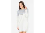 Figl Mini Abito Donna Carnwene M510 Bianco-Grigio S