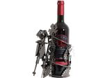Brubaker Portabottiglie Da Vino In Metallo - Regalo Scultura