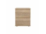 Comodino Nora 2 Cassetti Struttura Rovere Decoro.