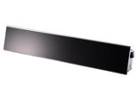 Riscaldatore A Infrarossi Relax Glass IP65 1800 Watt Nero-Argento