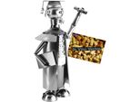 Brubaker Portabottiglie Vino Esame Di Laurea Oggetto Decorativo Portabottiglie In Metallo Con Biglietto D'auguri Per Vino Regalo