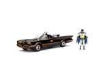 Dickie Toys Batman 1966 Classic Batmobile 1:24, Auto Giocattolo Pressofusa Con Porte Apribili, Inclusa Figura Di Batman, 253215001