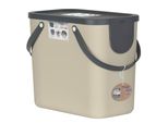 Rotho Albula Cestino 25 Litri 40X23,5X34Cm Cappuccino