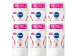 Nivea Deo Stick Dry Comfort Plus Anti-Traspirante 50Ml Confezione Da 6 Pezzi