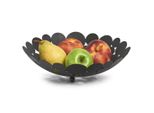 Cestino Per Frutta In Metallo, Ø 29 Cm, Nero, Zeller