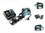Compressore A Batteria Makita Dmp 180 Rg 18 V 8,3 Bar + 2X Batterie 6,0 Ah + Caricatore