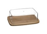 5Five Simply Smart Butterdose Bamboo, Butterschale, Bambus, Kunststoff, Beige, 151189