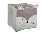 Scatola Per Bambini "Fox"" - Velluto - Grigio - Atmosphera CréAteur D'intéRieur"