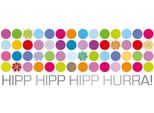 Artebene Card Embossing-Hipp Hipp Hurra-21X8 Cm