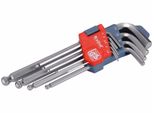 Chiavi A Esagono, Set Di 9, 1,5-2-2,5-3-4-5-6-8-10 Mm, Con Sfera