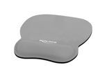 Delock 12698 Ergon. Mauspad Mit Handballenauflage 245X206Mm Grau