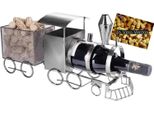 Brubaker Portabottiglie Da Vino Locomotiva - Scultura In Metallo Portabottiglie - Figura In Metallo Da 42 Cm Regalo Per Macchinisti E Appassionati Di Ferrovie - Con Biglietto Di Auguri