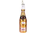 Brubaker Salute! Bottiglia Di Champagne Oro - Guaina Di Natale In Vetro Dipinta A Mano - Decorazione Per L'albero Di Natale Figurine Divertente Decorazione Ciondolo Per L'albero - 15 Cm