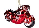 Brubaker Motorbike Red - Guaina Natalizia In Vetro Dipinta A Mano - Decorazione Per L'albero Di Natale Figurine Divertenti Decorazione Ciondolo Per L'albero - Circa 12 Cm