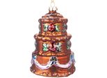 Brubaker Torta Colorata - Guaina Di Natale In Vetro Dipinta A Mano - Decorazione Dell'albero Di Natale Figure Divertenti Decorazione Pendente - Circa 11 Cm