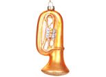 Brubaker Tuba - Guaina Di Natale In Vetro Dipinta A Mano - Decorazione Dell'albero Di Natale Figurine Divertenti Decorazione Ciondolo Per Albero - 13 Cm