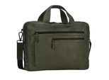 Leonhard Heyden Cartella Laptop Bag Con Scomparto Per Laptop Den Haag Briefbag 2 Compartment Olive Verde