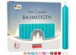 Brubaker Candele Per Albero Di Cera - Candele Natalizie Per Piramidi E Archi Di Candele - Candele Piramidali Candele Per Albero Di Natale, 100 Pezzi, Turchese