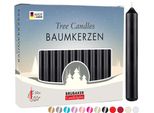 Brubaker Candele Per Albero Di Cera - Candele Natalizie Per Piramidi E Archi Di Candele - Candele Piramidali Candele Per Albero Di Natale, 100 Pezzi, Nero