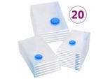 Vidaxl Sacchetti Per Il Vuoto Sacchetti Per La Conservazione 3 Dimensioni 20 Pz.