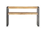 Tavolo Consolle 120X30X75 Cm Legno Di Mango Grezzo