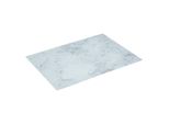 5 Cinque Semplicemente Intelligenti - Piastra Di Vetro Decorativa 40 X 30 WeißEr Marmor