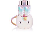 Brubaker Cosmetics Set Da Bagno E Doccia Unicorno 4 Pezzi Fiori Di Ciliegio - Set Regalo Con Profumo Di Fiori Di Ciliegio In Tazza Unicorno