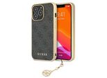 Guess Guhcp13Xgf4Ggr Iphone 13 Pro Max6,7 Szary/Grey Hardcase 4G Charms Collection